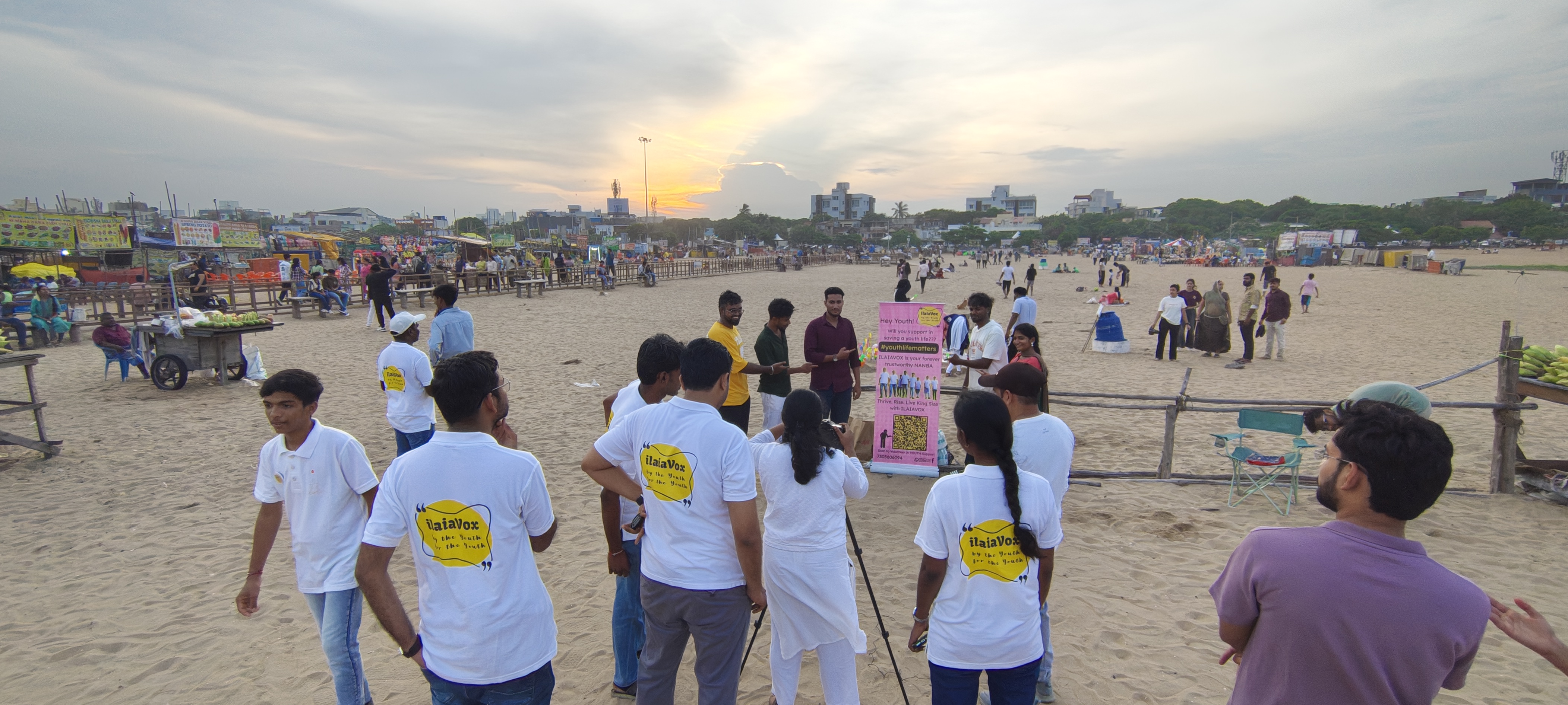 A group of young people at a leadership summit